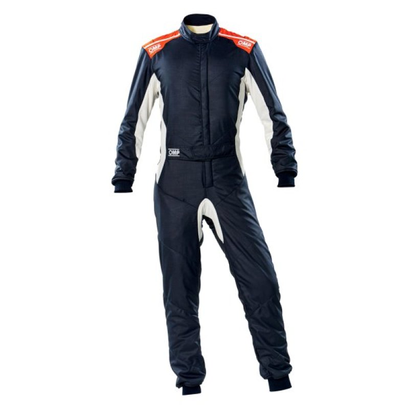 OMP One-S Overall Navy Blue/F Orange - Size 54 (Fia 8856-2018)