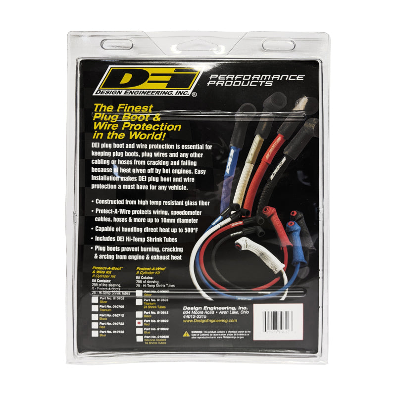 
                      
                        DEI Protect-A-Wire 8 Cylinder - Red
                      
                    