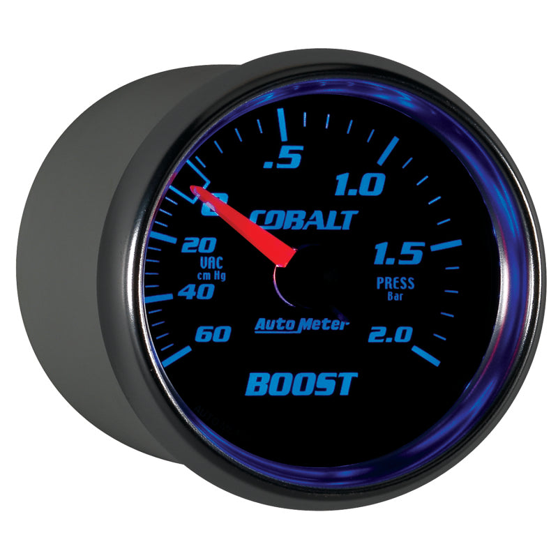 
                      
                        Autometer Cobalt 52mm 2 BAR Mechanical Boost Gauge
                      
                    