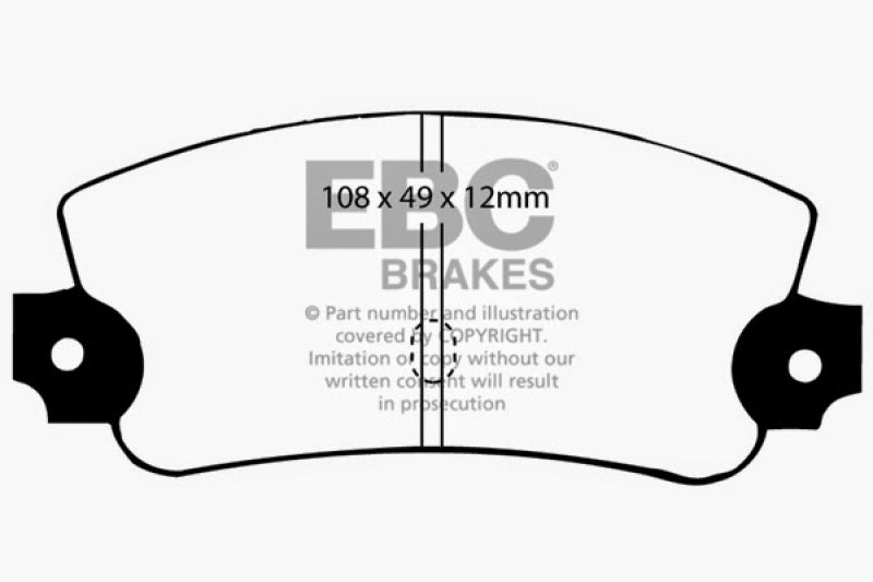 
                      
                        EBC 75-81 Lancia Beta 1.8L Greenstuff Rear Brake Pads
                      
                    