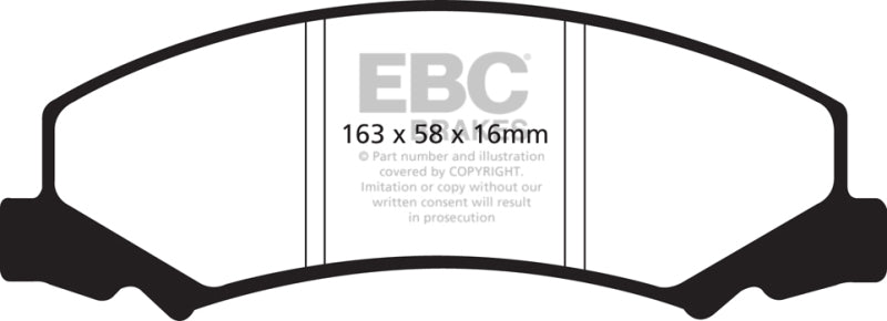 
                      
                        EBC 08-09 Buick Allure (Canada) 5.3 Yellowstuff Front Brake Pads
                      
                    