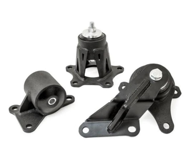 Innovative 98–02 Accord H-Serie, schwarze Stahlhalterungen, 95A-Buchsen (Auto-Chassis, Auto-Trans)
