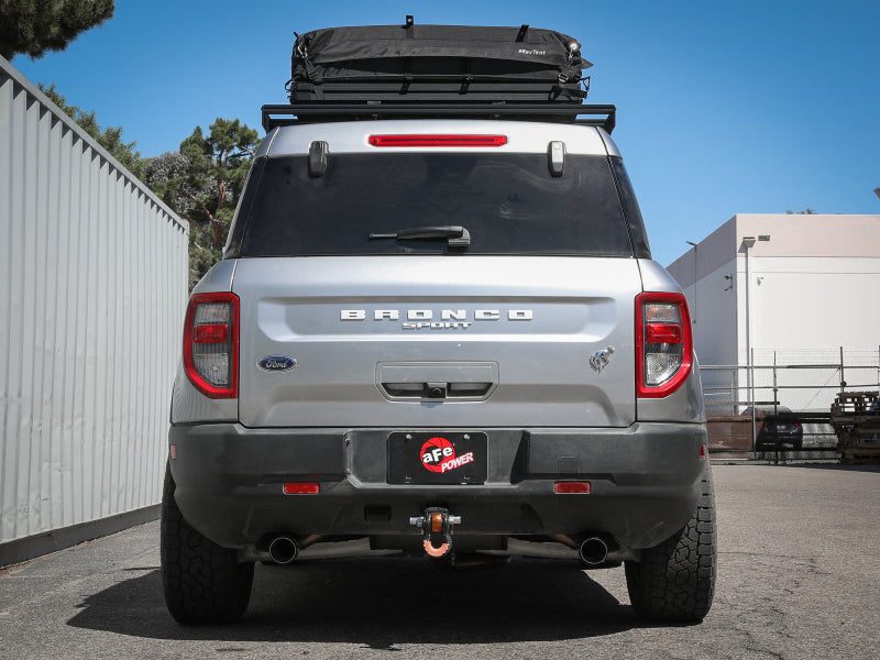aFe Ford Bronco Sport 21-22 L3-1.5L (t)/L4-2.0L (t) układ wydechowy Cat-Back Vulcan – końcówki karbonowe