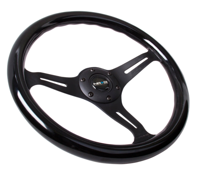 
                      
                        NRG Classic Wood Grain Steering Wheel (350mm) Black Paint Grip w/Black 3-Spoke Center
                      
                    