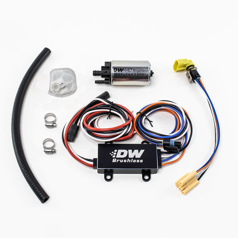 
                      
                        DeatschWerks DW440 440lph Brushless Fuel Pump w/ Single Speed Controller
                      
                    