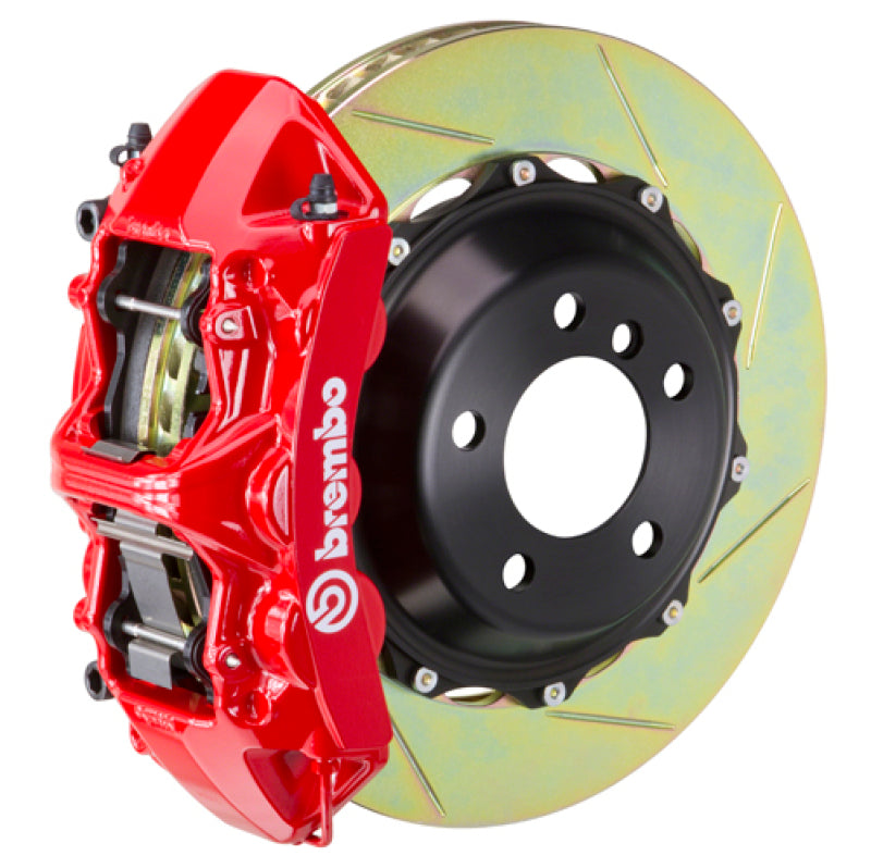 Brembo 08-13 IS-F Front GT BBK 6 Piston Cast 380x32 2pc Rotor Slotted Type-1-Red