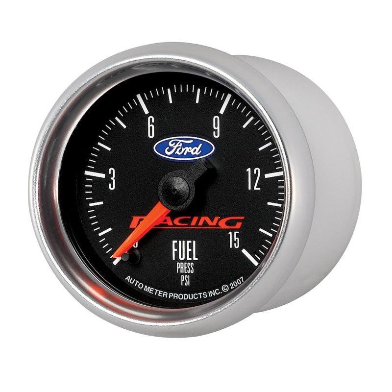 
                      
                        Autometer Ford Racing 52mm Digital Stepper Motor 15PSI Fuel Pressure Gauge
                      
                    