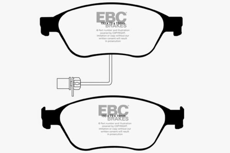 
                      
                        EBC 03-10 Audi A8 Quattro 4.2 Greenstuff Front Brake Pads
                      
                    