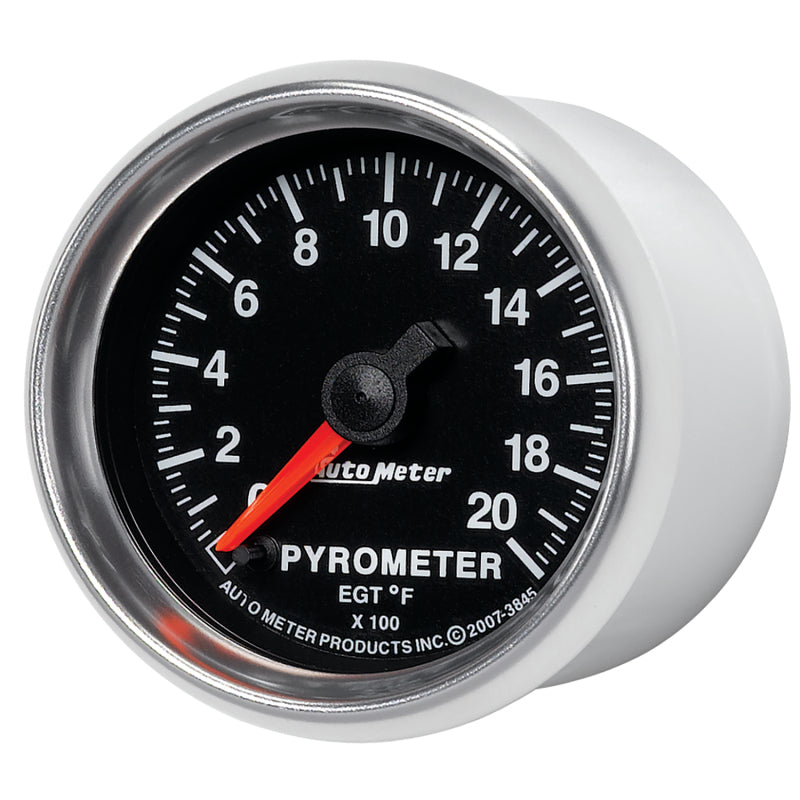 
                      
                        Autometer GS 0-2000 degree F Full Sweep Electronic Pyrometer Gauge
                      
                    